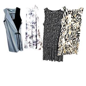 Women's Large 12 14  Dresses Wholesale Bulk Lot of 4 L Dress
